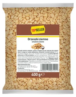 Obrázek produktu pro Smažené solené arašídy TOPS 400 g