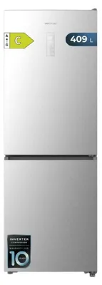 Produktbild von Cecotec Kühl-Gefrier-Kombination 409 L Total NoFrost Bolero CoolMarket Combi 409 Inox C. Höhe 185 cm, MAX INSIDE mit VIP Tech