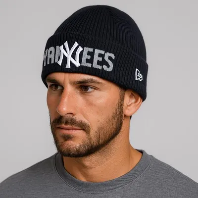 Zdjęcie produktu dla Czapka New Era Strick Wintermütze CUFF Beanie - New York Yankees