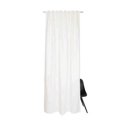 Obrázok produktu pre TOM TAILOR Nepriehľadná slučková záclona PIN STRIPE Nature 130 x 250 cm