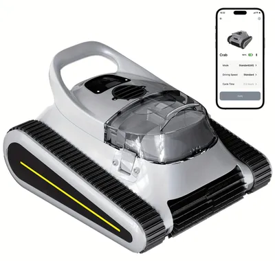 Immagine prodotto di Robot per la pulizia delle piscine - Robot per piscine - Aspirapolvere automatico per piscine - Aspirapolvere per piscine senza fili