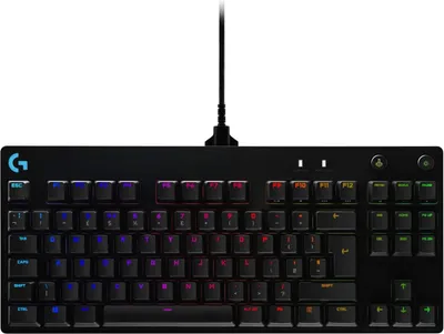 Produktbild von Logitech G 920-009426, Kabelgebunden, USB, Mechanischer Switch, QWERTY, RGB-LED, Schwarz