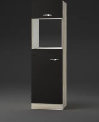 Produktbild von Küchen Kühlschrankumbau Faro HOMK660-9 in anthrazit 60 cm breit