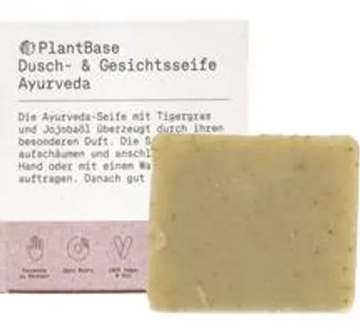 Produktbild von PlantBase Dusch- & Gesichtsseife Ayurveda 100g