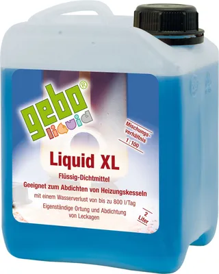 Produktbild von Gebo Liquid XL 2l Dichtmittel Dichtungsmittel Flüssigdichtmittel Heizungskessel
