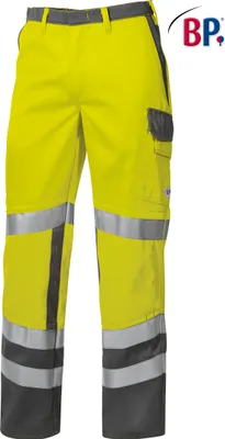 Produktbild von BP® Arbeitshose - warngelb/dunkelgrau - 56s