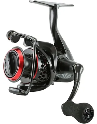 Produktbild von okuma C-65 Ceymar Spinnrolle, Schwarz und Rot, 17,8 x 15,2 x 7,6 cm – Schwarz/Rot, Größe C-65, 260yd-20LB
