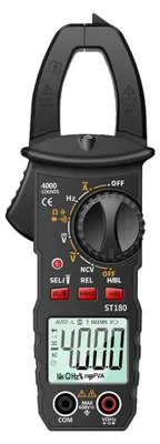 Produktbild von ST180 - Digitales Zangenmultimeter - 4000 Counts - Auto Range - AC/DC 12 V - NCV - Frequenz/Kapazität/Ohm