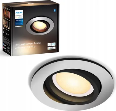 Produktbild von Philips Hue 929003810801 White Ambiance Einbauspot, Aluminium,