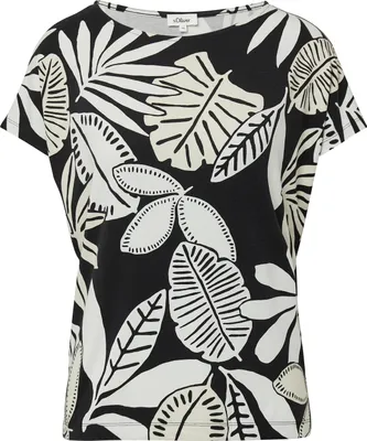 Produktbild von S. Oliver T-Shirt GREY/BLACK 36