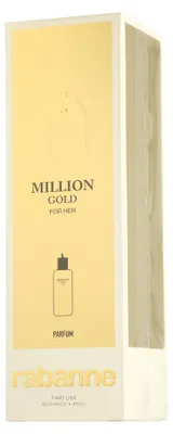 Zdjęcie produktu dla Rabanne Million Gold For Her, Kobiety, 200 ml, Butelka do ponownego użytku, Ylang-ylang, Jaśmin, Drzewo sandałowe