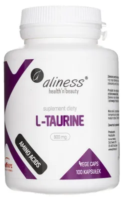 Image de Aliness L-Taurine 800 mg, 100 capsules