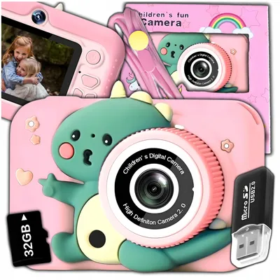 Obrázok produktu pre Digitálny fotoaparát pre deti 40Mpx fotoaparát na hranie + 32 GB karta
