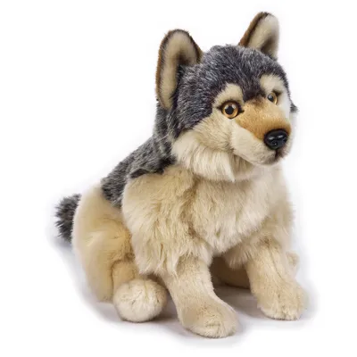 Produktbild von Freek Vonk x Bresser Kuscheltier Wolf 40cm waschbar weich recyceltes Material Plüschtier Kinder Geschenk naturgetreu