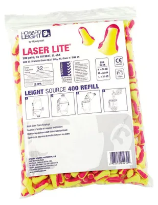 Produktbild von Nachfüllpackung Honeywell Laser Lite® Gehörschutzstöpsel, 200 Paar