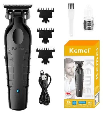 Produktbild von Haarschneider - KM-2299NEW - Professionell - Kabellos - Wiederaufladbar - USB-C-Ladung - Über 90 Minuten Akkulaufzeit - Verstellbare Aufsteckkämme