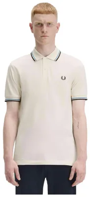 Produktbild von Fred Perry Poloshirt creme einfarbig Baumwolle