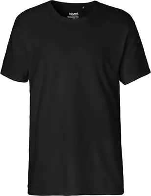 Immagine prodotto di Neutral O61030 | Maglietta Interlock da uomo / 100% cotone equosolidale - Colore: Nero - Taglia: S