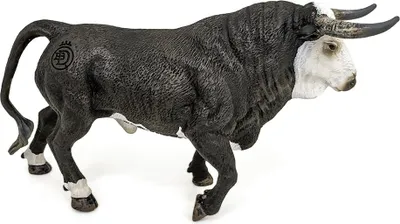 Zdjęcie produktu dla Collecta Figurka dzielnego kłusującego byka szary szary jeden rozmiar
