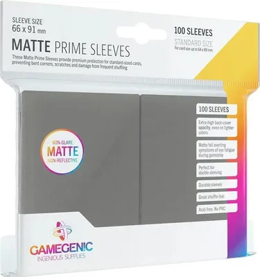 Produktbild von Gamegenic - Matte Prime Sleeves (100 Sleeves)