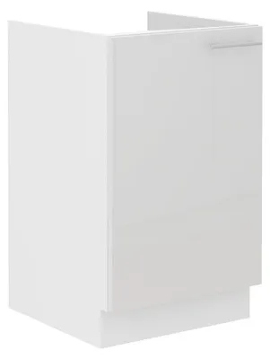 Produktbild von Spülenschrank 50 Lara Weiß Hochglanz + Weiß matt Küchenzeile Küchenblock Küche