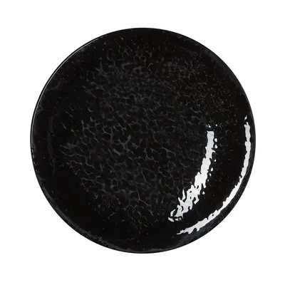 Produktbild von 6x Flache Teller 23 cm VIDA Night schwarz Porzellan