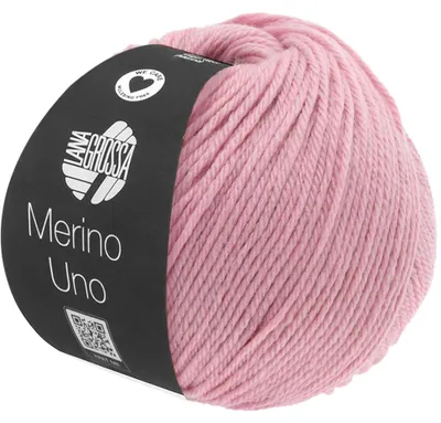 Image de Lana Grossa MERINO UNO 50 g de Laine extra-fine avec traitement Superwash 125 m couleur 029 - vieux rose, Image générée par une IA