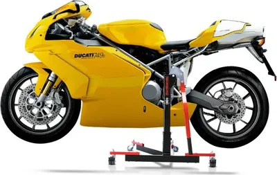 Image de Béquille centrale CS Power Evo pour Ducati 749/ 999 03-07 rouge