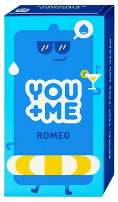 Obrázok produktu pre Kondómy You Me Romeo so zvýšenou dávkou lubrikácie 12 ks