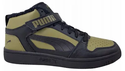 Produktbild von Puma - Herren Schuhe "Rebound" PP6085 (42,5 EU) (Schwarz/Grün)