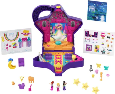 Immagine prodotto di Scatola del talent show Polly Pocket con 3 figure e accessori inclusi