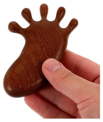 Produktbild von Holzkamm zur Kopfhautmassage aus Sandelholz für Akupressur und Entspannung