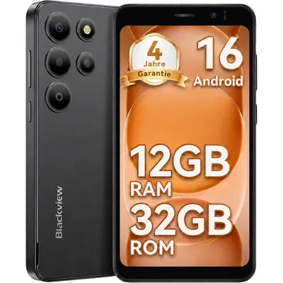 Produktbild von 2026 Blackview-Oscal Wave 2C 5" ultraleicht Handy Ohne Vertrag，Android 16, 12+32GB, Face ID, Dual SIM, 1080P, gratis TPU Protective Case