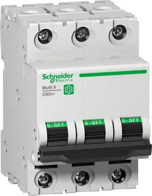 Immagine prodotto di Schneider Electric Multi 9 Interruttore LS OEM C60SP a 3 poli 8 A, classe B, 10 kA, 480Y/277 V, UL1077, M9F21308