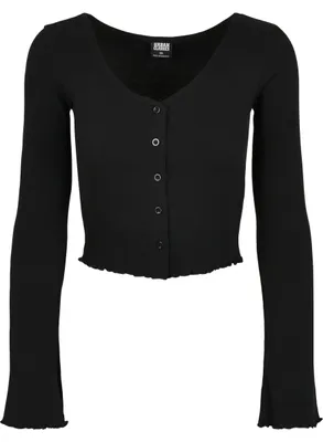 Immagine prodotto di Urban Classics - Cardigan a costine da donna nero - 5XL