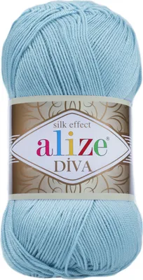 Produktbild von 100g Strickgarn ALIZE DIVA Sommerwolle Häkelgarn Wolle Sommer Stricken Häkeln
