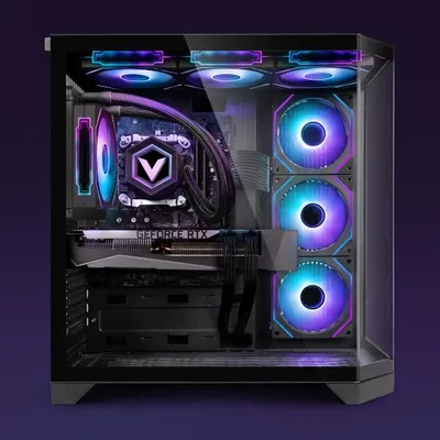 Produktbild von Vibox Gaming PC Set Komplett - Monitor 27 Zoll - AMD Ryzen 7 5700X 4,2 GHz - Nvidia RTX 5070 12 GB - 32 GB RAM - 1 TB SSD - Windows 11 - WiFi 6 + Bluetooth 5.4