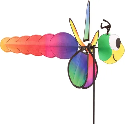 Immagine prodotto di Decorazione per giardino a forma di libellula, design colorato, resistente alle intemperie, ideale per l'esterno