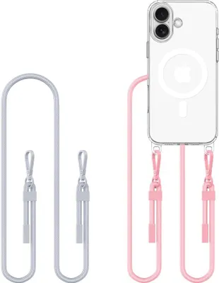 Immagine prodotto di Tech-Protect Flexair Catena Magsafe Iphone 16 Grigio e Rosa
