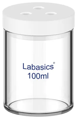 Productafbeelding van Niet-afgesloten elektrolytische cel, glazen reactievat, 100 ml