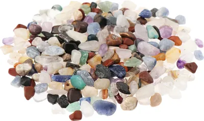 Produktbild von NKlaus 100g Trommelsteine Natur 5 - 10mm Heilsteine Edelsteine Schmucksteine Dekoration 14690