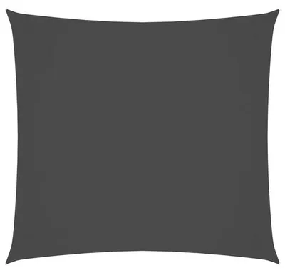 Image de Tente de soleil droite - 2,5 x 3 mètres - Toile imperméable couleur anthracite - Protection UV à 95 % - Anneau de fixation avec cordons - Pour le jardin, la terrasse et le balcon