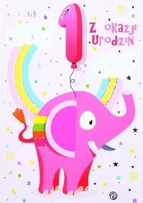 Obrázek produktu pro Přání k narozeninám – první narozeniny TS02 – Trend