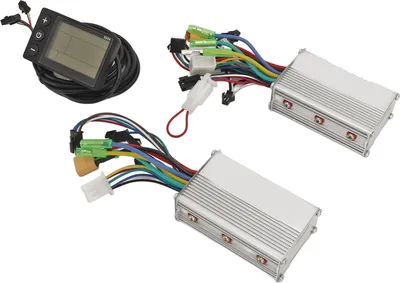 Image de aqxreight Dual Drive Speed Control Electric Controller Kit avec écran LCD clair 24V 36V 48 V 500W 25A