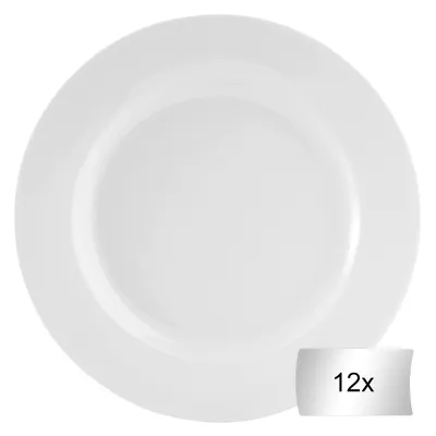 Produktbild von Dessertteller - Weiß - Ø 20 cm - Porzellan - 12er Set