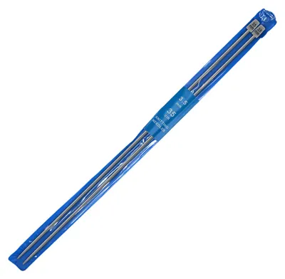 Stricknadeln 35 cm Aluminium 2er-Set 3,5 mm