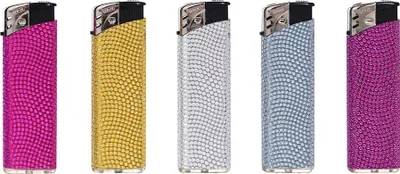 Image de Briquet électronique Brillant Rechargeable, Couleurs Assorties - Prof