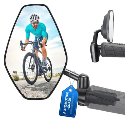 Obrázok produktu pre Zrkadlo na bicykel s výbušinoodolným sklom