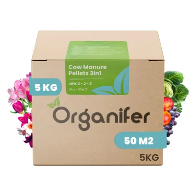 Produktbild von Kuhmistpellets 3in1 (5 kg - für 50 m2)- Organifer