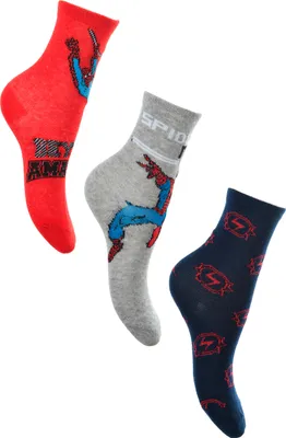 Produktbild von Spider-Man 3 Paar Kinder Socken Strümpfe , Größe:23-26